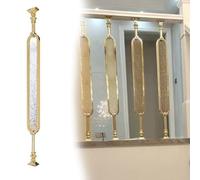 Aluminum Alloy Glass Stair Spindles, Adjustable Indoor Railing Posts for Staircase, 4 Pcs Modern Balusters, Durable Stairway Columns