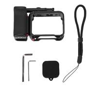 Aluminum Alloy Grip Kit, for Ace Pro 2 Action Camera Magnetic Quick Release Cold Shoe Adjustable Shutter Button Full Body Protection Ergonomic Design for Outdoor Filming