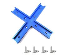 Aluminum Alloy Guide Rails Track 76mm Suitable for Woodworking Precise Work Woodcraft Project Includes 8 Mounting Screws Easy Installation Wood Track