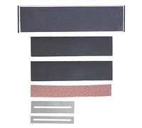 Aluminum Alloy Guitar Fret Leveling File with Self-Bonding Sandpaper, Lightweight String Sanding Beam for DIY Luthier