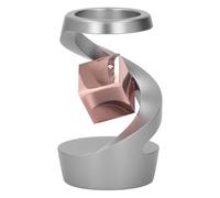 Aluminum Alloy Gyroscope Desk Balance Toy Stress Reducing Rotating Spiral Suspended Desktop Toy with Artistic Design, Tranquil Motion for Office Desk, Home Decoration