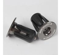 Aluminum Alloy Handlebar End for 22mm and 24mm Handlebars Compatible with Standard Bicycle Handlebar Systems (Titanium Color)