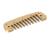 Aluminum Alloy Harmonica Blues Comb, Blues Comb Harmonica Part for Golden Melody Gold