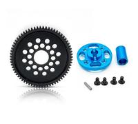 Aluminum Alloy High Speed Gear Set rz007 68T 54500 Spur Gear and Gear Mount for Tamiya TT-02 TT02 1/10 RC Car Upgrade Parts(Gear Mount)