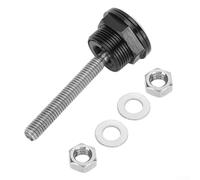 Aluminum Alloy Hood Pin Lock with Push Button Quick Release for Car Bonnet - Heavy-Duty For CNC-Machined Cover Latch for Racing & Off-Road Use(IS BLACK)