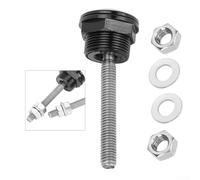 Aluminum Alloy Hood Pin Lock with Push Button Quick Release Mechanism for Car Bonnet - Black, For CNC-Machined, High-Strength, Vibration-Resist(IS BLACK)