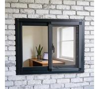 Aluminum Alloy Horizontal Slider Window, Shed Windows with Screen & Tempered Glass, No Assembly, for Basement, Bathroom, Mobile Home, Chicken Coop, Barn, Garage(A,HxW(48X78CM))