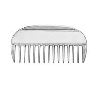 Aluminum Alloy Horse Comb Mane Tail Pulling Metal Grooming Tool Superior Constructed Thickened Tooth Ergonomic Design Easy to Hold Pet for Dogs Cats Animals with Fur