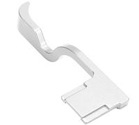 Aluminum Alloy Hot Shoe Thumb Grip for A7R4 Camera, Lightweight and Durable Silver Handle - Ergonomic Design Reduces Hand Fatigue, Easy Installation for Enhanced Comfort (Silver)