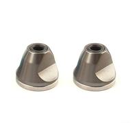 Aluminum Alloy Hub Nut M5 Quick Release Bolt 2PC for Mountain Bikes Antislip Design Ensures Secure Fixation on Standard Bicycle Quick Release Axles (2PC Titanium color)