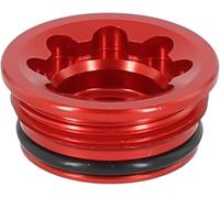 Aluminum Alloy Hydraulic Disc Brake Caliper Bore Cap for Hope Tech 3 V4 E4, Large Cover Replacement in Red Green Purple Silver for MOUNTAINs Road Bikes(Purple) Dexterous and professional