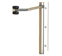 Aluminum Alloy Invisible Door Closer - Automatic Return Buffer Hinge for Strong Closing Force Home Use & Sleek Design (Silver)