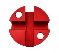 Aluminum Alloy Jack Support Block 50mm Dual Slot Design(Red)