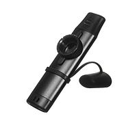 Aluminum Alloy Kazoo Woodwind Musical Instrument for Beginners with Hanging Strap Spare Flute Diaphragm Storage Case and User Manual