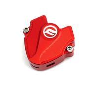 Aluminum alloy key shell For Cfmoto 250SR 450SS 450SR 700Clx 700 Clx 700Mt 800Mt My22 CNC Key Cover Case Shell Keychain Keyring Motorcycle Accessories(Key Case Red)