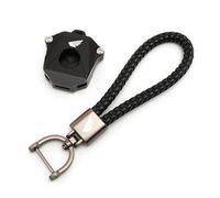 Aluminum alloy key shell protective cover For Hon@&da CB 600 800 900 CBR CBR900 CBR954 CBR600 CBR1000 RR F4I F4 F5 Moto Key Cover Keychain Keyring Shell Case Protection(1 set Black)