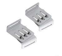 Aluminum Alloy L Type Solar Panel Mount Brackets 2 Pairs, Adjustable Tilt RV Solar Mount Supports Optimize Sun Exposure And Improve Energy Harvesting