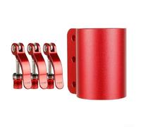 Aluminum Alloy Locking clamp Clip for Kaabo Mantis10 Scooter Folding Lock Pole, Engineered to Reduce Risk of Folding Lock Failure and Shaking (Red)