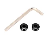 Aluminum Alloy M14 Thread 5MM Cycle Pedal Screw Cap, Durable and Lightweight, for Mountain Bike Accessories (Black)