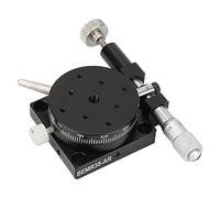 Aluminum Alloy Manual Rotation Stage, Precision Bearing Sliding Tuning Platform, 1.5in Table Diameter, 0.8in Table Thickness, for Production Machinery, Testing Equipment