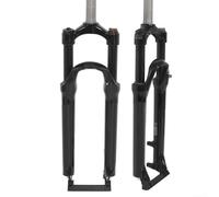 Aluminum Alloy Mechanical Lockout Mountain Bike Front Fork, Adjustable Rebound Suspension with Shoulder Control for MTB Downhill Riding, Red(29 inches Red)