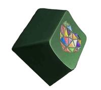Aluminum Alloy Metal Key Cap Original Height Key Cap Features Colorful Heart Pattern on Mechanical Keyboard