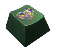 Aluminum Alloy Metal Key Cap Original Height Key Cap Mechanical Keyboard Colorful Heart Pattern Aluminum Alloy