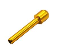 Aluminum Alloy Metal Snuff Bottle 70MM Easy to Carry Smoking Snuff Pipe Suction Snuff Nose Tube Pocket Size (Color : GD)