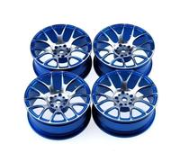 Aluminum Alloy Metal Wheel Rim Hub Upgraded Repair Parts For 1:10 For Tam-iya Tt-01 Tt-02 Xv-01 For Hsp For Hpi Rc Car Wheel(Blau)
