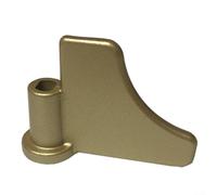 Aluminum Alloy Mixing Blade for Bread Makers Designed to Improve Ingredient Incorporation and Reduce Clumping (Gold)