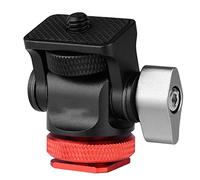 Aluminum Alloy Monitor Mount Tripod For Head Cold Shoe Adapter 1/4 Inch Screw For Camera Microphone LED Fill Light Tripod Heads For Cameras Mounting Plate Accesories