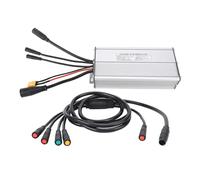 Aluminum Alloy Motor Controller, 1000W Electric Bike Speed Controller with Rain Proof Connector 5 in 1 Cable