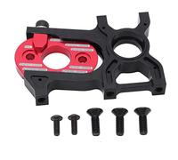 Aluminum Alloy Motor Mount Seat Base High Performance Durable Upgrade Part for 6s Kraton Outcast Senton Typhon 1/8 RC Cars Black Red Color