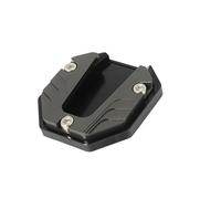 Aluminum Alloy Motorcycle Bike Kickstand Extender Side Stand Extension Foaot Pad Support Plate Motorbike Accessories D7YA(Ti- color)