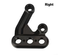 Aluminum Alloy Motorcycle Foot Mounting Brackets Left/right Bee Light For Surron X/s Electric Dirt For Bike - Black Silver Positioning Pedal Peg Brackets for Configurable(RIGHT)