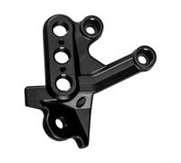 Aluminum Alloy Motorcycle Foot Peg Brackets for Surron For Light Bee X/S Electric Dirt For Bike - Black & Silver, Left and Right Pedal Mounting(Left)