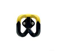 Aluminum Alloy Motorcycle Front Hook Mount With Spring Loaded Double Design For Electric Vehicle And Motorbike Storage No Drill Installation Red Color(Yellow)