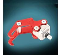Aluminum Alloy Motorcycle Helmet Hook Double Hooks Design For Motorbikes Things Red Blue Gold Silver Green 64 X 44mm 50g (Red)