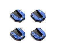 Aluminum Alloy Motorcycle Kickstand Extender Foot Side Stand Extension Pad Support Plate Anti-skid Enlarged Base