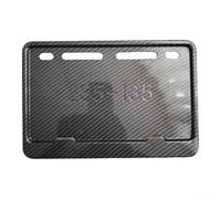 Aluminum alloy motorcycle license plate frame for Philippine plates, built to endure rough terrain and maintain license plate stability (carbon fiber)