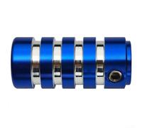 Aluminum Alloy Motorcycle Shift Cover Engineered for Structural Integrity and Resistance to Environmental Wear Factors (Blue)