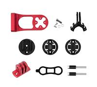 Aluminum Alloy Mount for Sports Cameras, Flashlights, and/Bryton/CATEYE Cycling Computers in Black/Red/Silver