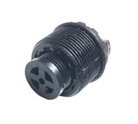 Aluminum Alloy Mountain Bike Front Fork Adjustment Knob, Rotary Control for Shock Absorber Hardness Tuning, Quick Suspension Soft to Hard Switch Repair Part, Black(D)