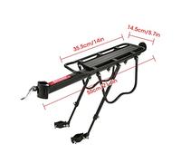 Aluminum Alloy Mountain Bike Rear Luggage Shelf Rack Carrier with Adjustable ForksBike Luggage RackBike Rack,Bike CarrierPanniers & Rack Trunks