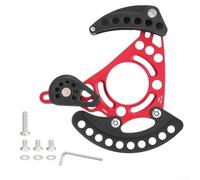 Aluminum Alloy Mountain Bike Single Disc Chain Guide Protector 32T-38T for ISCG03 ISCG05 DH Bottom Bracket 68/73mm CNC Lightweight Guard with Hardware Kit Black(Red)