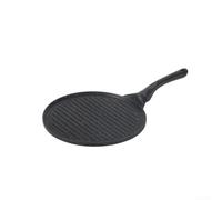 Aluminum Alloy Multi-Hole Frying and Grilling Pan| 27CM Diameter Black Bakeware for Home Kitchen Cooking| Roasting| and Baking Various Foods(C)