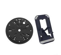 Aluminum Alloy Music Theory Turntable, For Guitar Players Exploring Scale Synergy Chord Pairing Key Center Shifts(Black)