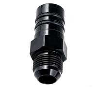 Aluminum Alloy ORB8 to AN10 Turbo Return Fitting | Leak- for proof O-ring seal, no extra sealant needed, fits tight engine bays, black anodized finish