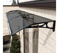 Aluminum Alloy Out Waterproof Canopy for Front & Back Doors Porch Patio ShelterRain ow &&Design