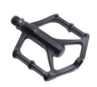 Aluminum alloy pedals with double bearing system for mountain bicycles, offering a firm grip, smooth pedaling, and resistance to wear and (Purple)